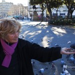 La señora de las palomas