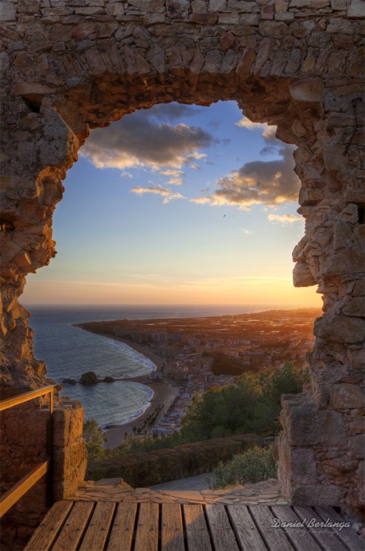 Atardecer en Blanes