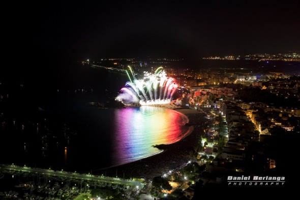 Fuegos artificiales de Blanes