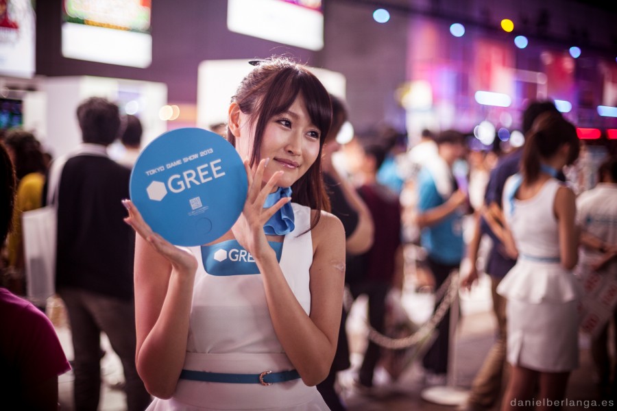 Las chicas del Tokyo Game Show 2013