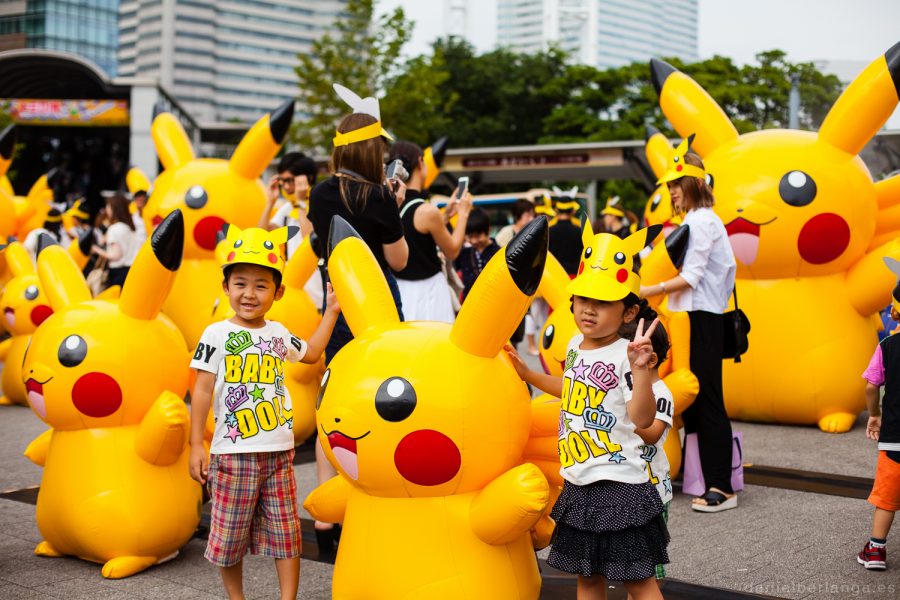 Pikachus en Yokohama