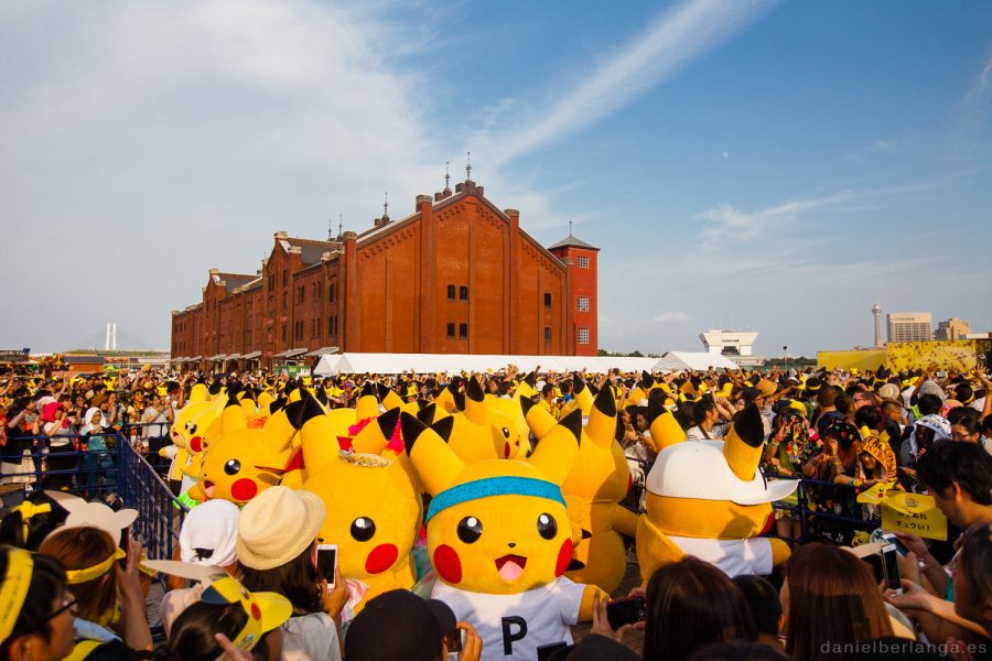 Pikachus en Yokohama